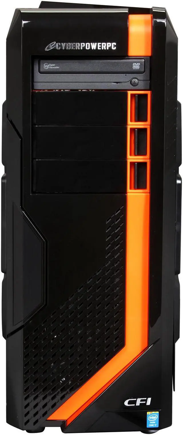 Alt view image 2 of 14 - CyberpowerPC Desktop PC Zeus EVO Thunder ZET350LQ Intel Core i7-4770K 16GB DDR3 2TB HDD AMD Radeon R9 270X Windows 8.1 64-Bit