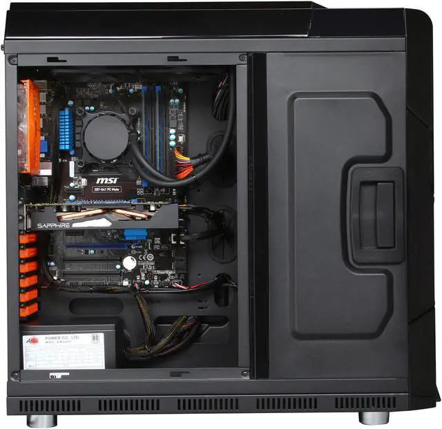 Alt view image 9 of 14 - CyberpowerPC Desktop PC Zeus EVO Thunder ZET350LQ Intel Core i7-4770K 16GB DDR3 2TB HDD AMD Radeon R9 270X Windows 8.1 64-Bit