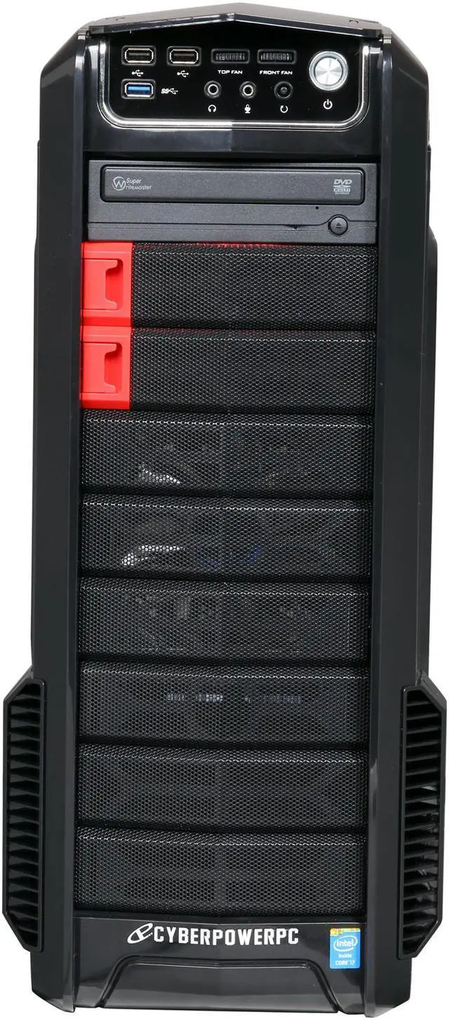 Alt view image 2 of 11 - CyberpowerPC Desktop PC Gamer Xtreme GXH525LQ Intel Core i7-4770K 8GB DDR3 2TB HDD AMD Radeon R9 290 4GB Windows 8.1 64bit