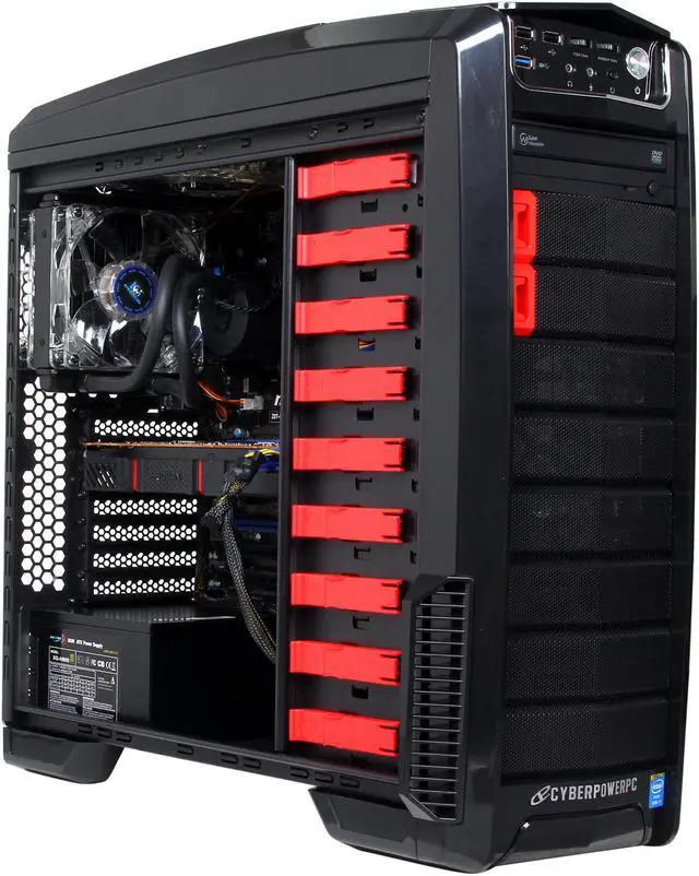 Alt view image 7 of 11 - CyberpowerPC Desktop PC Gamer Xtreme GXH525LQ Intel Core i7-4770K 8GB DDR3 2TB HDD AMD Radeon R9 290 4GB Windows 8.1 64bit