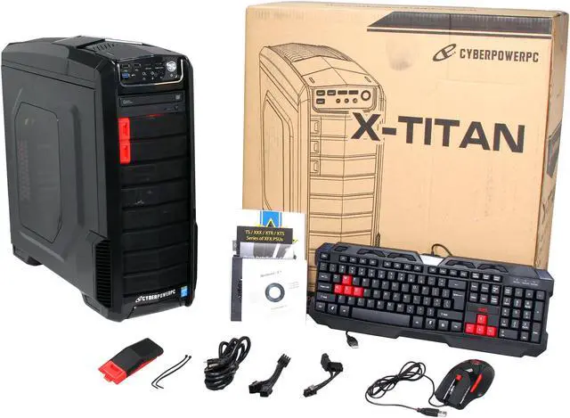 Alt view image 11 of 11 - CyberpowerPC Desktop PC Gamer Xtreme GXH525LQ Intel Core i7-4770K 8GB DDR3 2TB HDD AMD Radeon R9 290 4GB Windows 8.1 64bit
