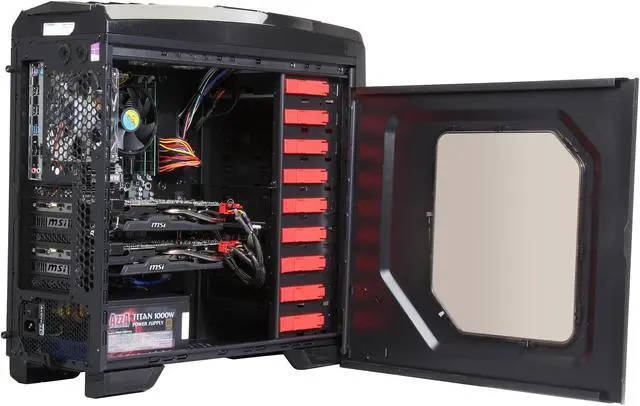 Alt view image 5 of 10 - CyberpowerPC Desktop PC Mega Miner A200X (MMA200X) AMD FX-Series FX-6300 8GB DDR3 1TB HDD AMD Radeon R9 280X Windows 8.1 64-Bit