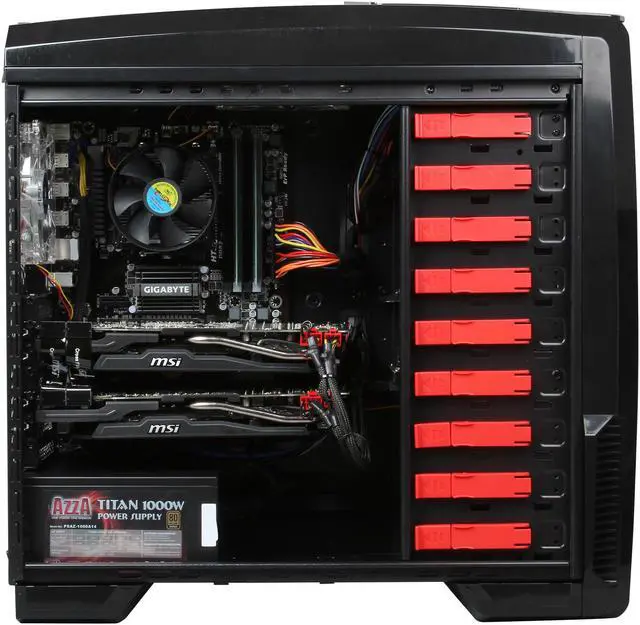 Alt view image 6 of 10 - CyberpowerPC Desktop PC Mega Miner A200X (MMA200X) AMD FX-Series FX-6300 8GB DDR3 1TB HDD AMD Radeon R9 280X Windows 8.1 64-Bit