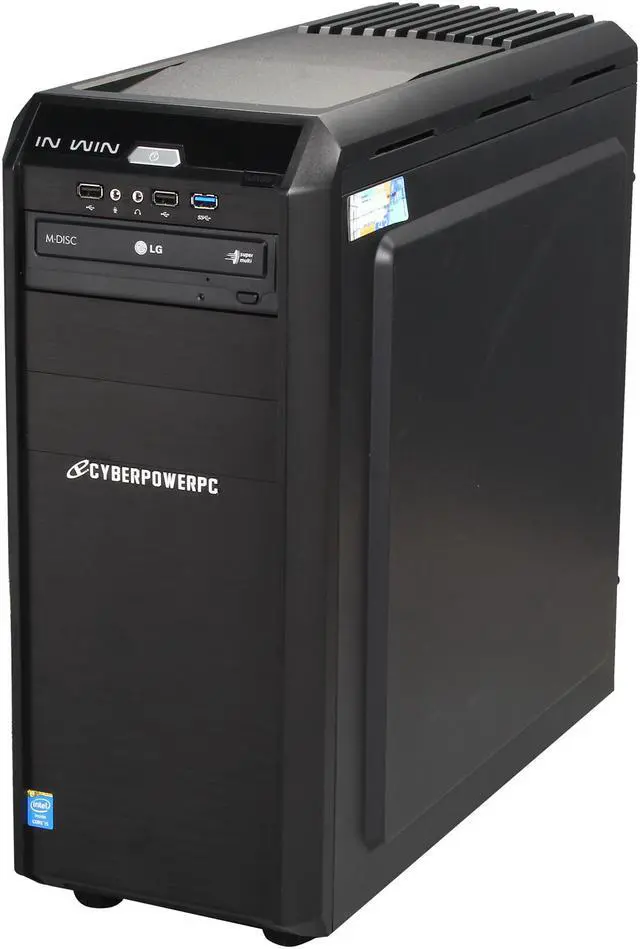 Alt view image 3 of 10 - CyberpowerPC Desktop PC Stealth Ronin 250 Intel Core i5-4690 8GB DDR3 2TB HDD NVIDIA GeForce GTX 750 Ti 2GB Windows 8.1 64-Bit