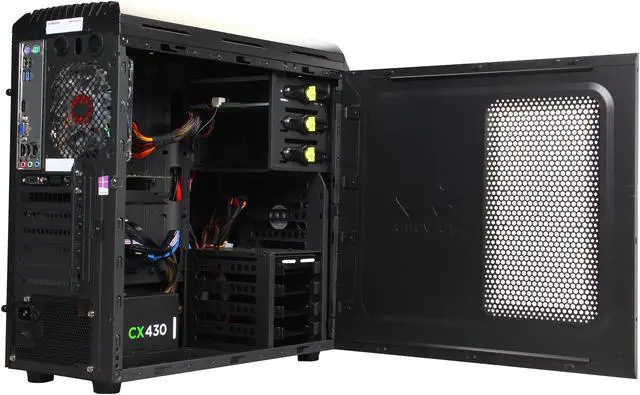 Alt view image 5 of 10 - CyberpowerPC Desktop PC Stealth Ronin 250 Intel Core i5-4690 8GB DDR3 2TB HDD NVIDIA GeForce GTX 750 Ti 2GB Windows 8.1 64-Bit