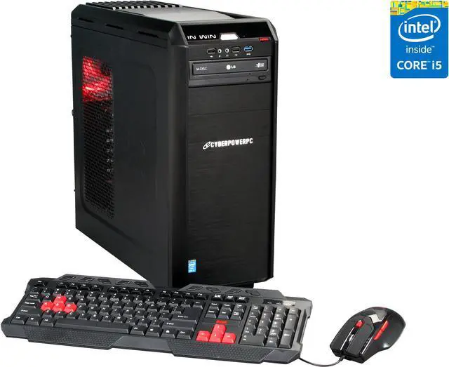 Main image of CyberpowerPC Desktop PC Stealth Ronin 250 Intel Core i5-4690 8GB DDR3 2TB HDD NVIDIA GeForce GTX 750 Ti 2GB Windows 8.1 64-Bit