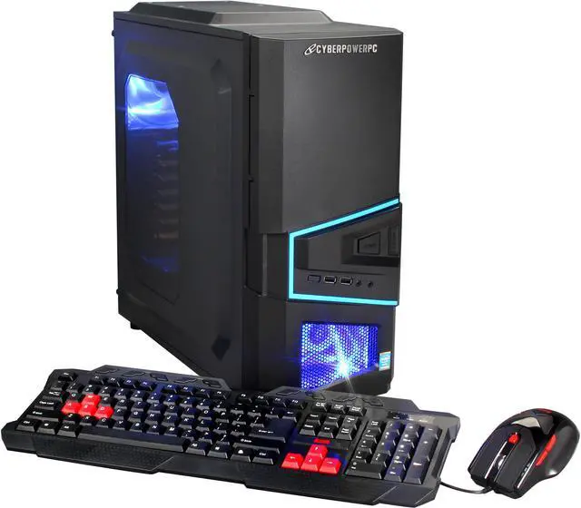 Main image of CyberpowerPC Desktop PC Gamer Xtreme H125 Intel Pentium G3240 8GB DDR3 500GB HDD NVIDIA GeForce GT 610 1GB Windows 7 Home Premium 64-Bit
