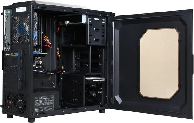 Alt view image 5 of 10 - CyberpowerPC Desktop PC Gamer Xtreme H125 Intel Pentium G3240 8GB DDR3 500GB HDD NVIDIA GeForce GT 610 1GB Windows 7 Home Premium 64-Bit