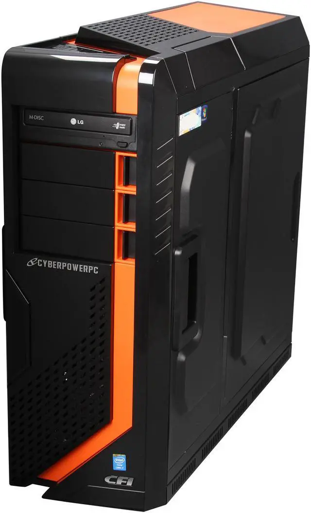 Alt view image 3 of 9 - CyberpowerPC Desktop PC Zeus EVO Thunder 360LQ Intel Core i7-4790K 16GB DDR3 2TB HDD AMD Radeon R9 270X 2GB Windows 7 Home Premium 64-Bit