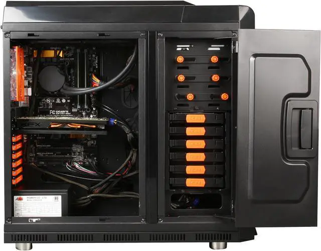 Alt view image 7 of 9 - CyberpowerPC Desktop PC Zeus EVO Thunder 360LQ Intel Core i7-4790K 16GB DDR3 2TB HDD AMD Radeon R9 270X 2GB Windows 7 Home Premium 64-Bit