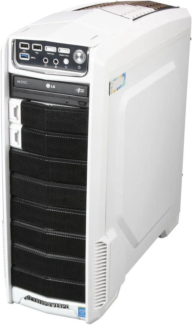 Alt view image 3 of 10 - CyberpowerPC Desktop PC Gamer Xtreme P100 Intel Pentium G3258 4GB DDR3 500GB HDD AMD Radeon R5 230 1GB Windows 8.1 64-Bit