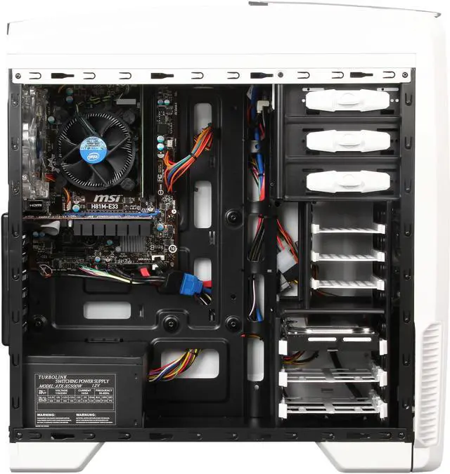 Alt view image 6 of 10 - CyberpowerPC Desktop PC Gamer Xtreme P100 Intel Pentium G3258 4GB DDR3 500GB HDD AMD Radeon R5 230 1GB Windows 8.1 64-Bit
