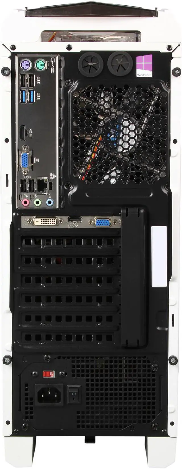 Alt view image 9 of 10 - CyberpowerPC Desktop PC Gamer Xtreme P100 Intel Pentium G3258 4GB DDR3 500GB HDD AMD Radeon R5 230 1GB Windows 8.1 64-Bit