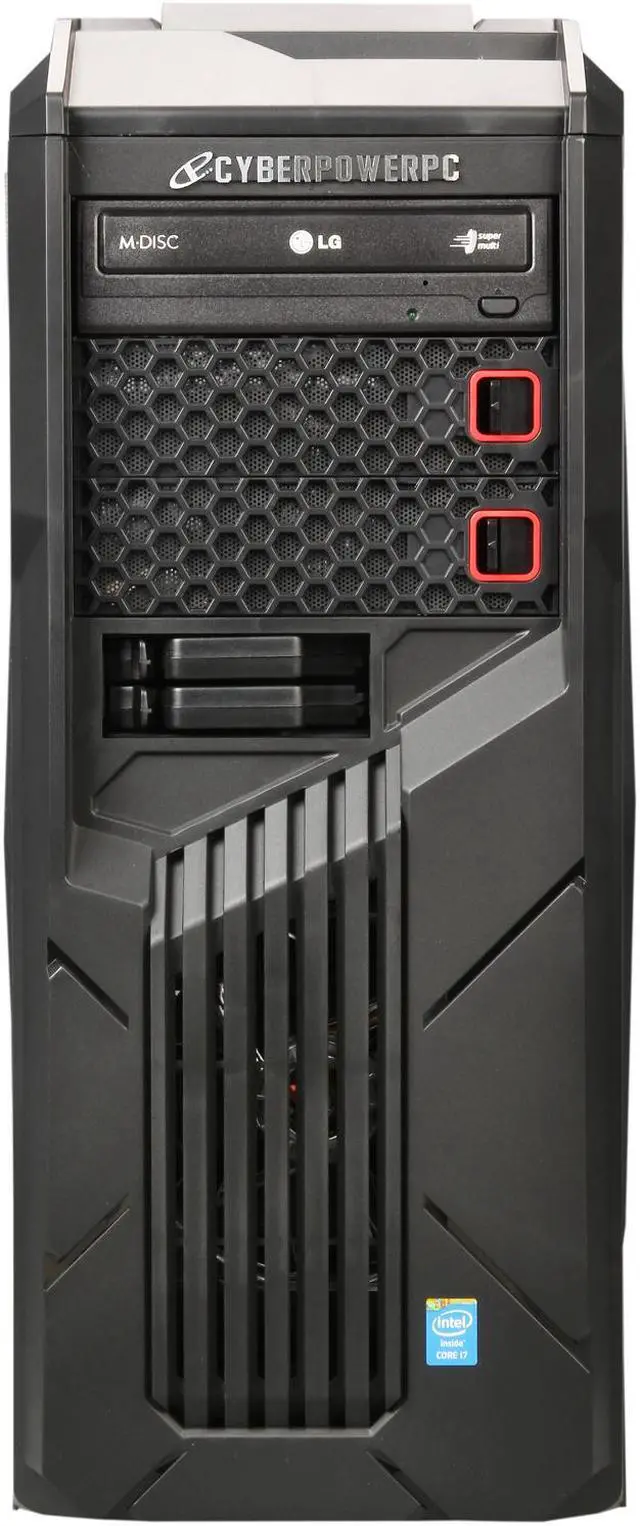 Alt view image 2 of 9 - CyberpowerPC Desktop PC Gamer Xtreme 1395 Intel Core i7-5820K 16GB DDR4 1TB HDD NVIDIA GeForce GTX 750 1 GB Windows 8.1 64-Bit