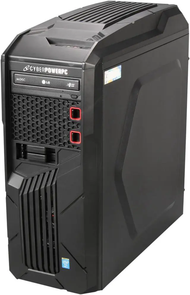 Alt view image 3 of 9 - CyberpowerPC Desktop PC Gamer Xtreme 1395 Intel Core i7-5820K 16GB DDR4 1TB HDD NVIDIA GeForce GTX 750 1 GB Windows 8.1 64-Bit