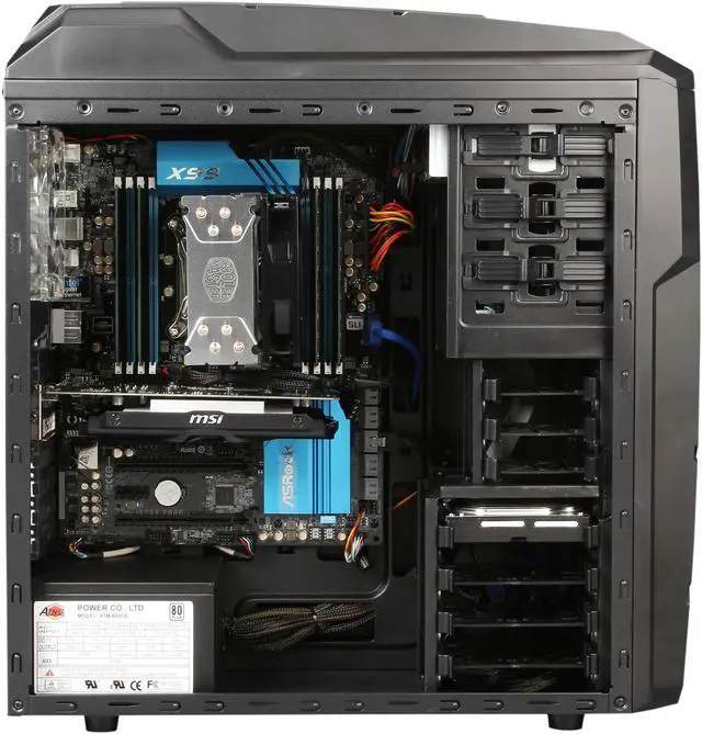 Alt view image 6 of 9 - CyberpowerPC Desktop PC Gamer Xtreme 1395 Intel Core i7-5820K 16GB DDR4 1TB HDD NVIDIA GeForce GTX 750 1 GB Windows 8.1 64-Bit