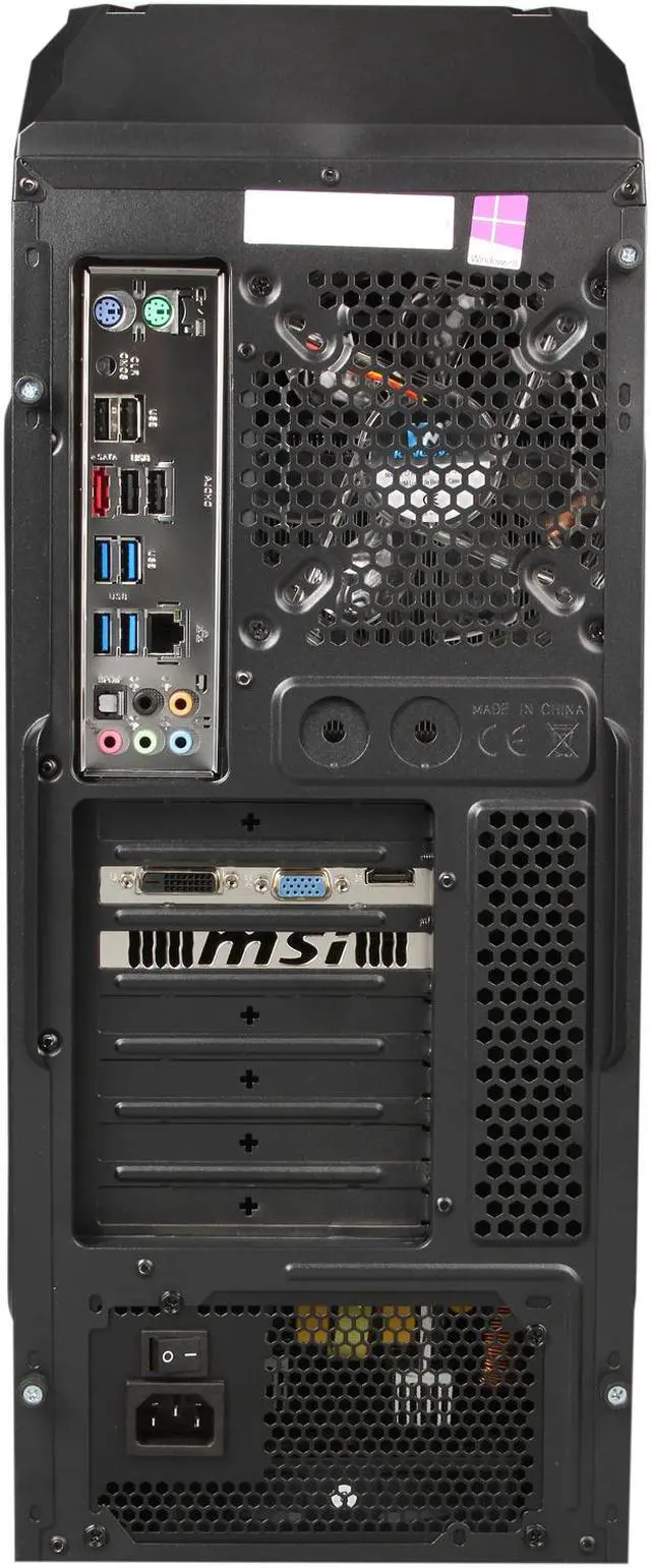 Alt view image 8 of 9 - CyberpowerPC Desktop PC Gamer Xtreme 1395 Intel Core i7-5820K 16GB DDR4 1TB HDD NVIDIA GeForce GTX 750 1 GB Windows 8.1 64-Bit