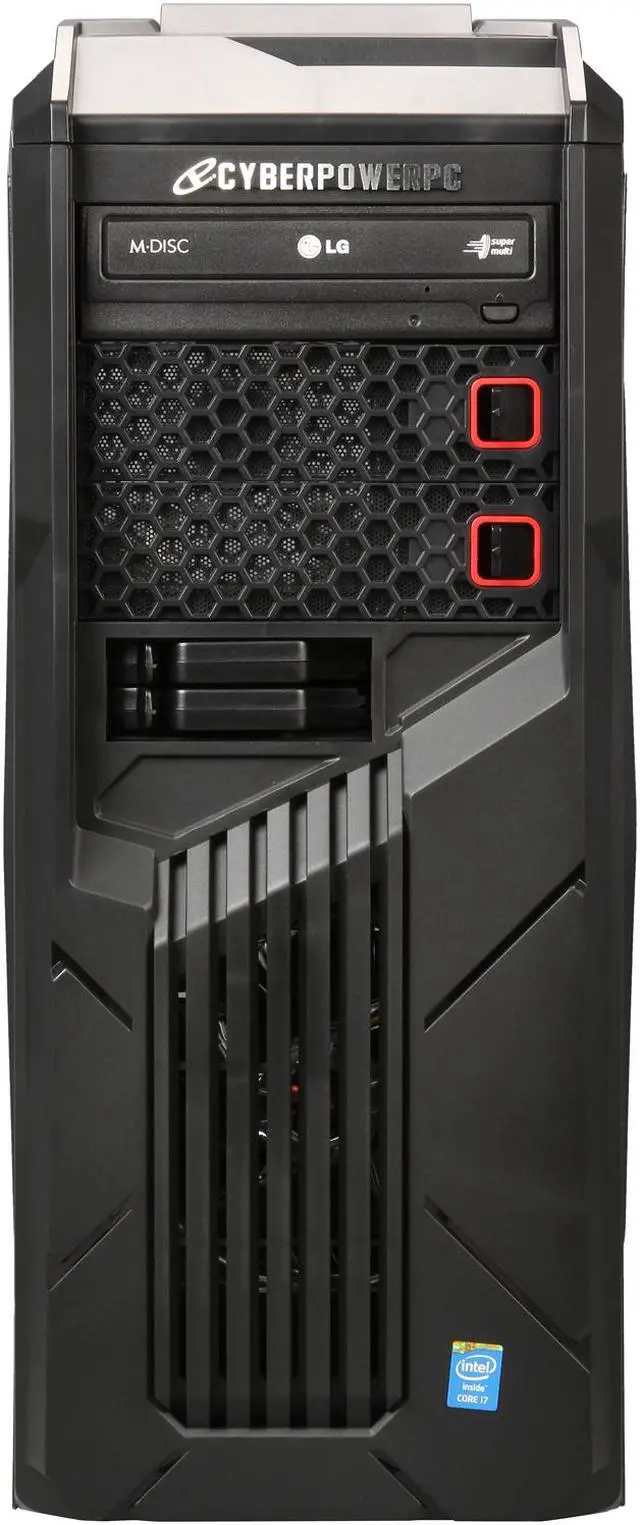 Alt view image 2 of 9 - CyberpowerPC Desktop PC Gamer Xtreme H245 Intel Core i7-4790K 16GB DDR3 2TB HDD AMD Radeon R9 270 2 GB Windows 8.1 64-Bit
