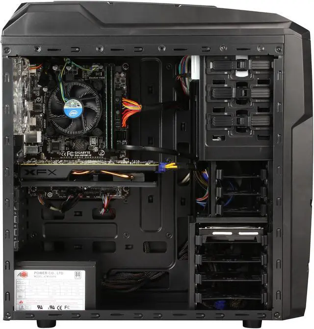 Alt view image 6 of 9 - CyberpowerPC Desktop PC Gamer Xtreme H245 Intel Core i7-4790K 16GB DDR3 2TB HDD AMD Radeon R9 270 2 GB Windows 8.1 64-Bit