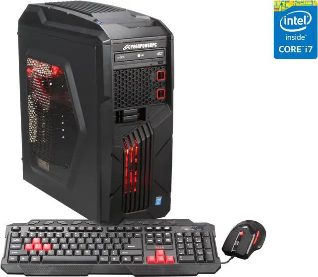 Main image of CyberpowerPC Desktop PC Gamer Xtreme H245 Intel Core i7-4790K 16GB DDR3 2TB HDD AMD Radeon R9 270 2 GB Windows 8.1 64-Bit