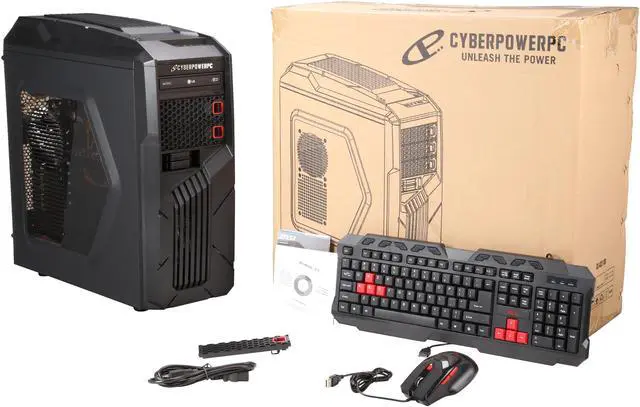Alt view image 9 of 9 - CyberpowerPC Desktop PC Gamer Ultra 2202 (GU2202) AMD FX-Series FX-8320 (3.50 GHz) 8 GB DDR3 1 TB HDD AMD Radeon R7 250 2 GB Windows 10 Home 64-Bit