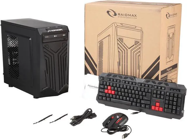 Alt view image 9 of 9 - CyberpowerPC Desktop PC Gamer Ultra 2203 AMD FX-Series FX-6300 4GB DDR3 500GB HDD AMD Radeon R7 240 2 GB Windows 8.1 64-bit