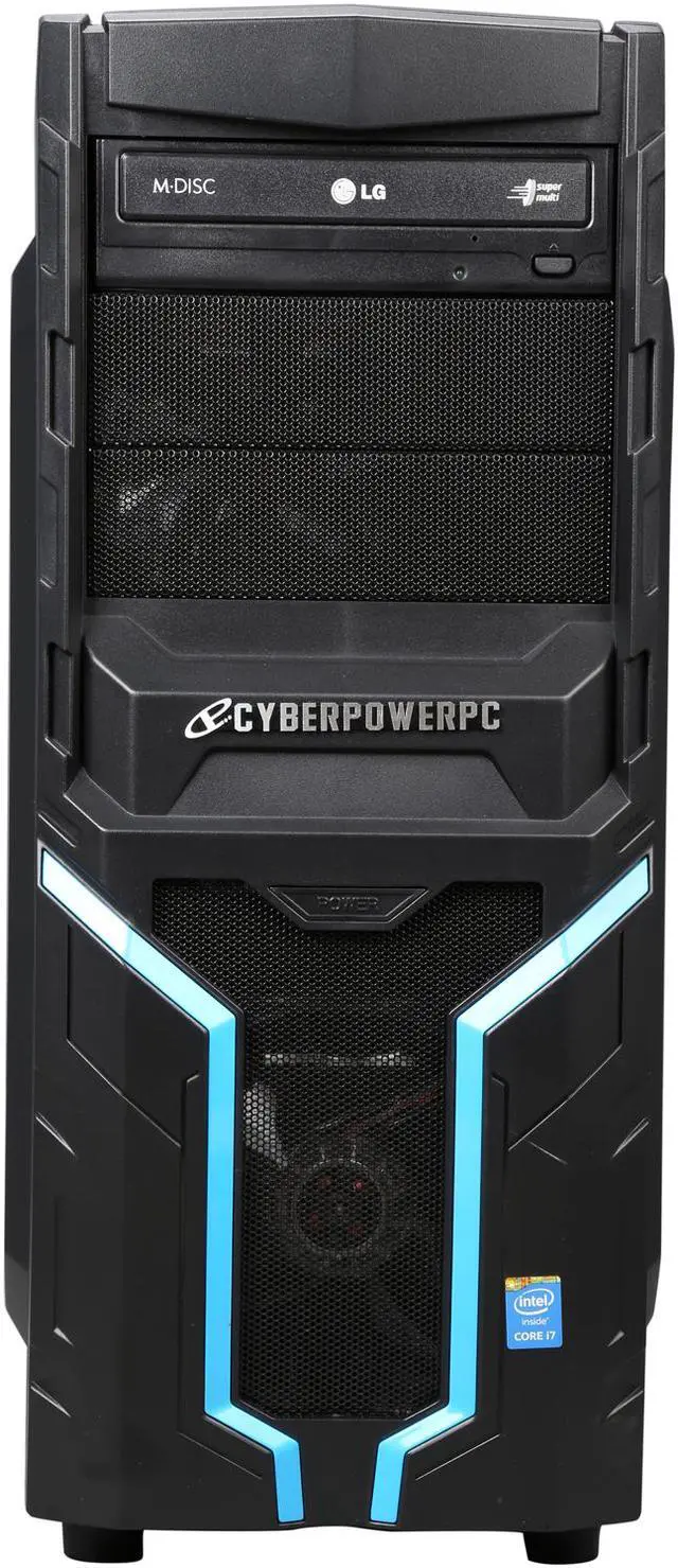 Alt view image 2 of 9 - CyberpowerPC Gamer Xtreme 1502 (GX1502) Desktop PCIntel Core i7 5820K (3.30GHz) 8GB DDR4 1TB HDD 120GB SSD Windows 8.1 64-bit