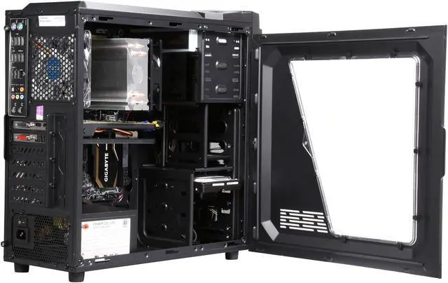 Alt view image 5 of 9 - CyberpowerPC Gamer Xtreme 1502 (GX1502) Desktop PCIntel Core i7 5820K (3.30GHz) 8GB DDR4 1TB HDD 120GB SSD Windows 8.1 64-bit