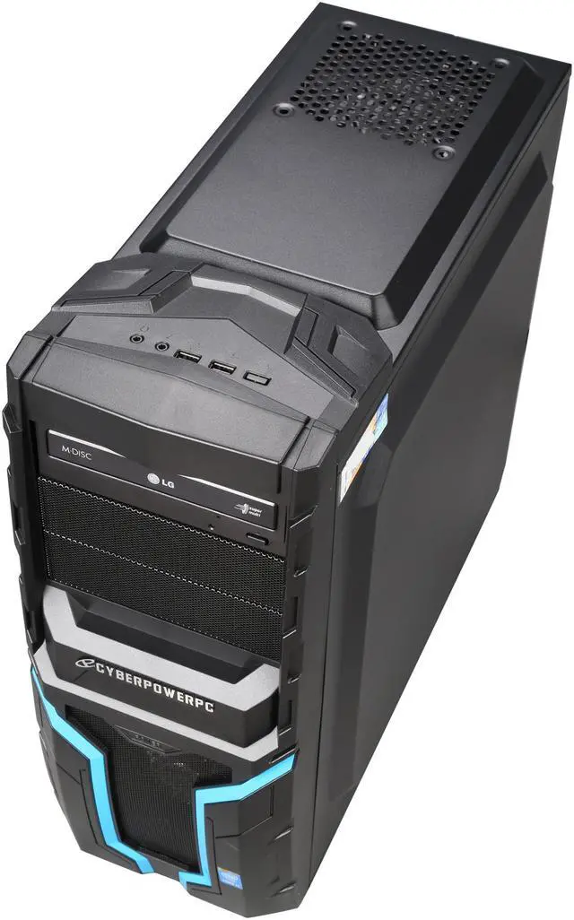 Alt view image 7 of 9 - CyberpowerPC Gamer Xtreme 1502 (GX1502) Desktop PCIntel Core i7 5820K (3.30GHz) 8GB DDR4 1TB HDD 120GB SSD Windows 8.1 64-bit