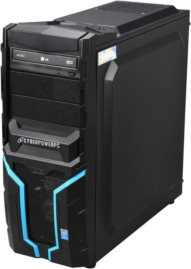 Alt view image 3 of 9 - CyberpowerPC Desktop PC Gamer Xtreme H818LQ (GXH818LQ) Intel Core i5-4690K 16GB DDR3 1TB HDD NVIDIA GeForce GTX 970 4 GB Windows 8.1 64-Bit