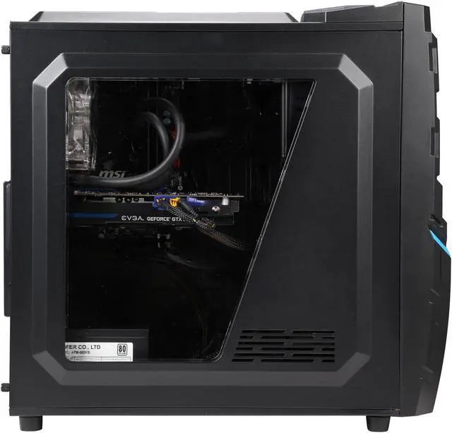 Alt view image 4 of 9 - CyberpowerPC Desktop PC Gamer Xtreme H818LQ (GXH818LQ) Intel Core i5-4690K 16GB DDR3 1TB HDD NVIDIA GeForce GTX 970 4 GB Windows 8.1 64-Bit