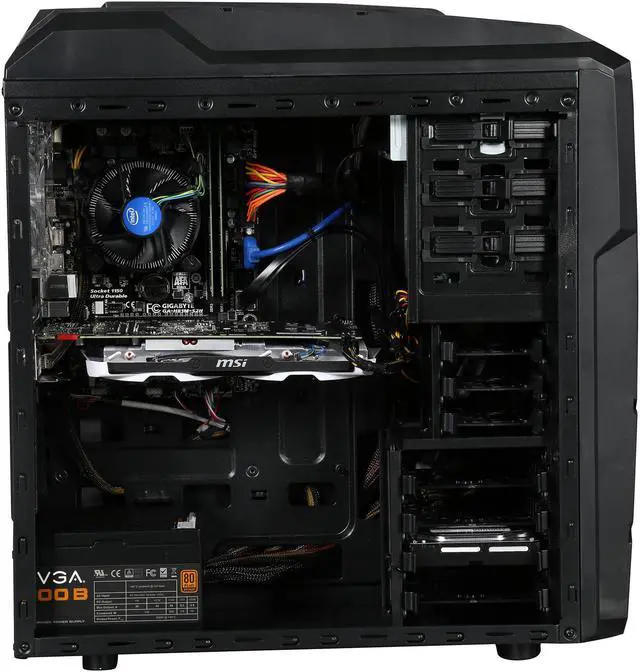 Alt view image 6 of 9 - CyberpowerPC Desktop PC Gamer Xtreme H170 Intel Core i5-4460 8GB DDR3 500GB HDD NVIDIA GeForce GTX 960 2 GB Windows 8.1 64-Bit