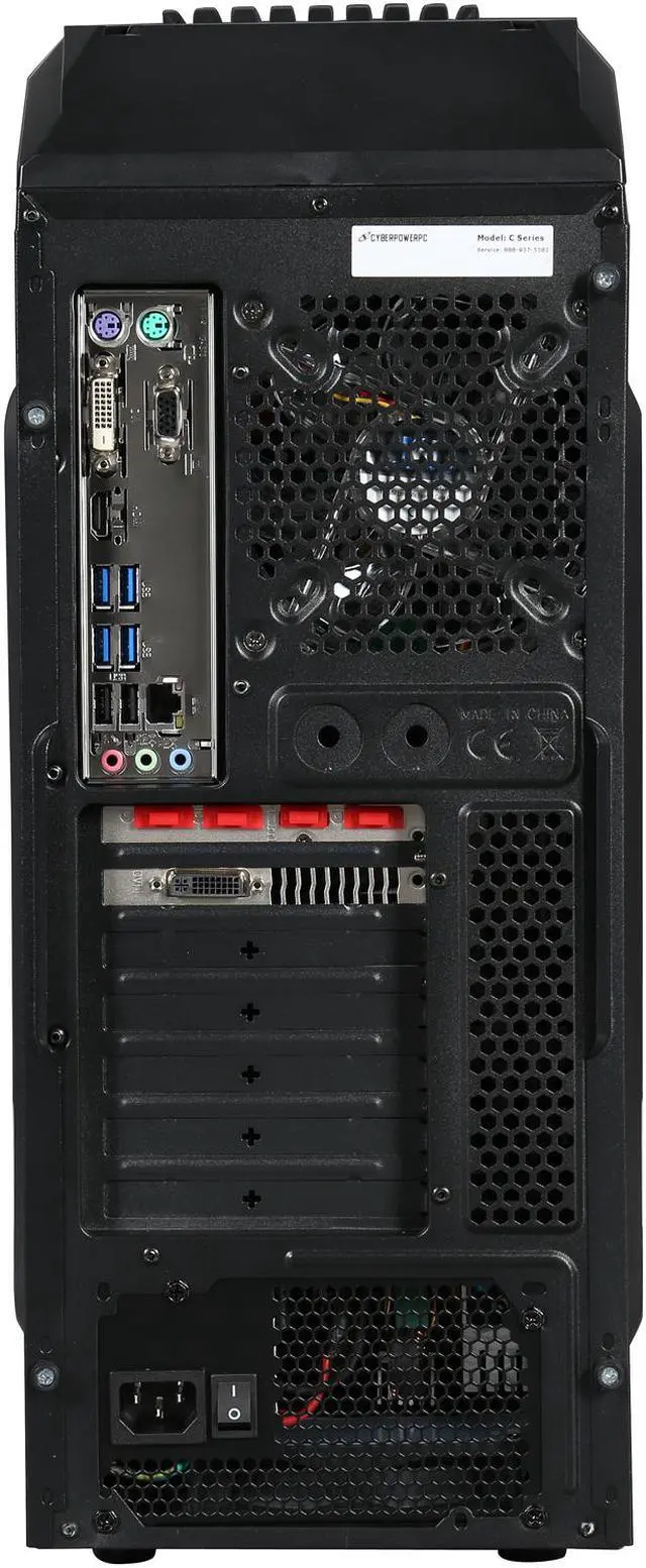 Alt view image 8 of 9 - CyberpowerPC Desktop PC Gamer Xtreme H170 Intel Core i5-4460 8GB DDR3 500GB HDD NVIDIA GeForce GTX 960 2 GB Windows 8.1 64-Bit