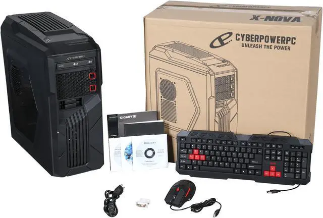 Alt view image 9 of 9 - CyberpowerPC Desktop PC Gamer Xtreme H170 Intel Core i5-4460 8GB DDR3 500GB HDD NVIDIA GeForce GTX 960 2 GB Windows 8.1 64-Bit