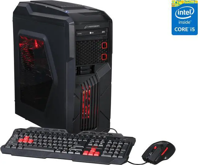 Main image of CyberpowerPC Desktop PC Gamer Xtreme H170 Intel Core i5-4460 8GB DDR3 500GB HDD NVIDIA GeForce GTX 960 2 GB Windows 8.1 64-Bit