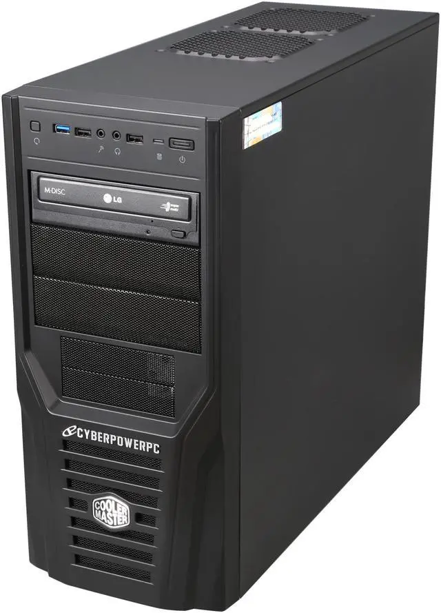 Alt view image 3 of 9 - CyberpowerPC Desktop PC Stealth Raider 265 Intel Core i7-4790 16GB DDR3 2TB HDD NVIDIA GeForce GTX 960 2 GB Windows 8.1 64-Bit