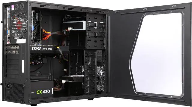 Alt view image 5 of 9 - CyberpowerPC Desktop PC Stealth Raider 265 Intel Core i7-4790 16GB DDR3 2TB HDD NVIDIA GeForce GTX 960 2 GB Windows 8.1 64-Bit
