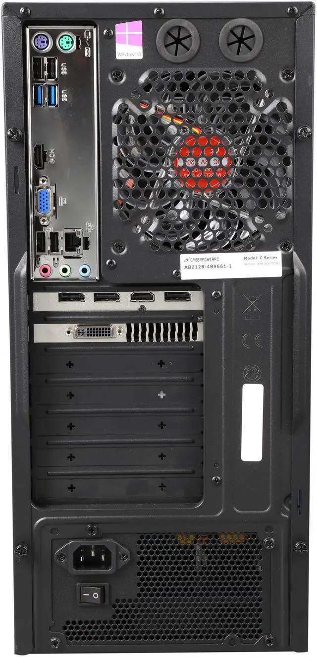 Alt view image 8 of 9 - CyberpowerPC Desktop PC Stealth Raider 265 Intel Core i7-4790 16GB DDR3 2TB HDD NVIDIA GeForce GTX 960 2 GB Windows 8.1 64-Bit