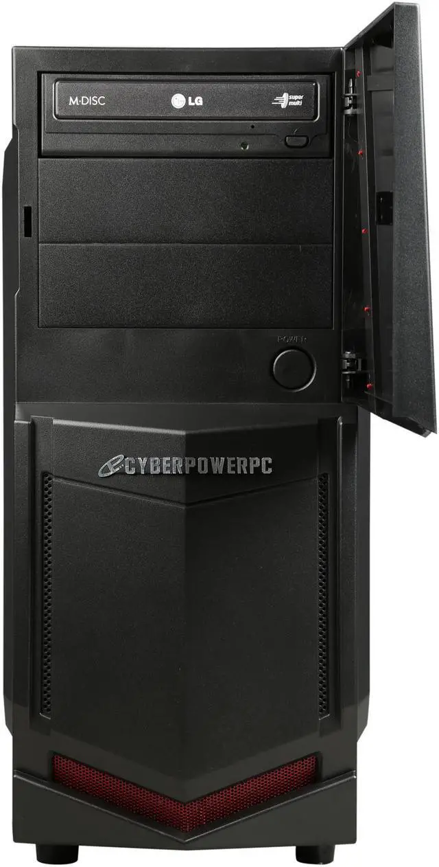 Alt view image 2 of 9 - CyberpowerPC Desktop Computer Gamer Ultra 2211 AMD FX-Series FX-8320 (3.50GHz) 8GB DDR3 2TB HDD NVIDIA GeForce GTX 980 Ti 6GB Windows 8.1 64-Bit