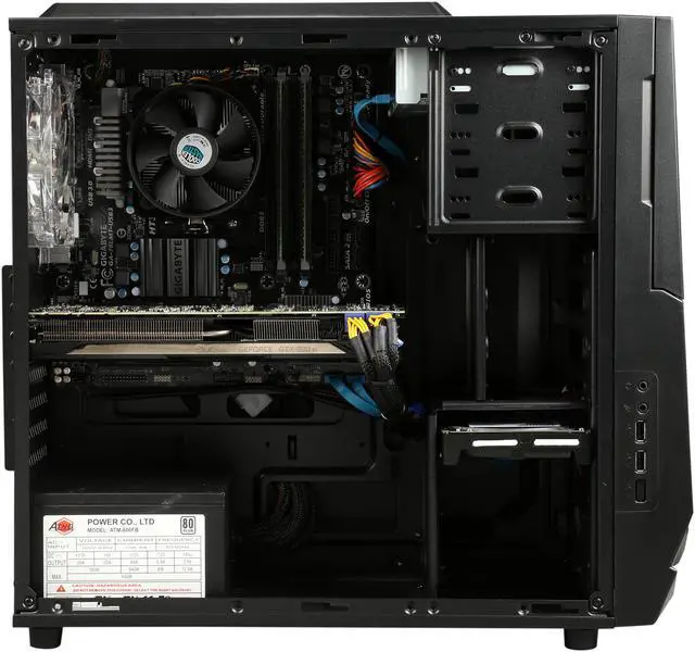 Alt view image 6 of 9 - CyberpowerPC Desktop Computer Gamer Ultra 2211 AMD FX-Series FX-8320 (3.50GHz) 8GB DDR3 2TB HDD NVIDIA GeForce GTX 980 Ti 6GB Windows 8.1 64-Bit