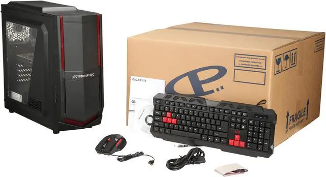 Alt view image 9 of 9 - CyberpowerPC Desktop Computer Gamer Ultra 2211 AMD FX-Series FX-8320 (3.50GHz) 8GB DDR3 2TB HDD NVIDIA GeForce GTX 980 Ti 6GB Windows 8.1 64-Bit