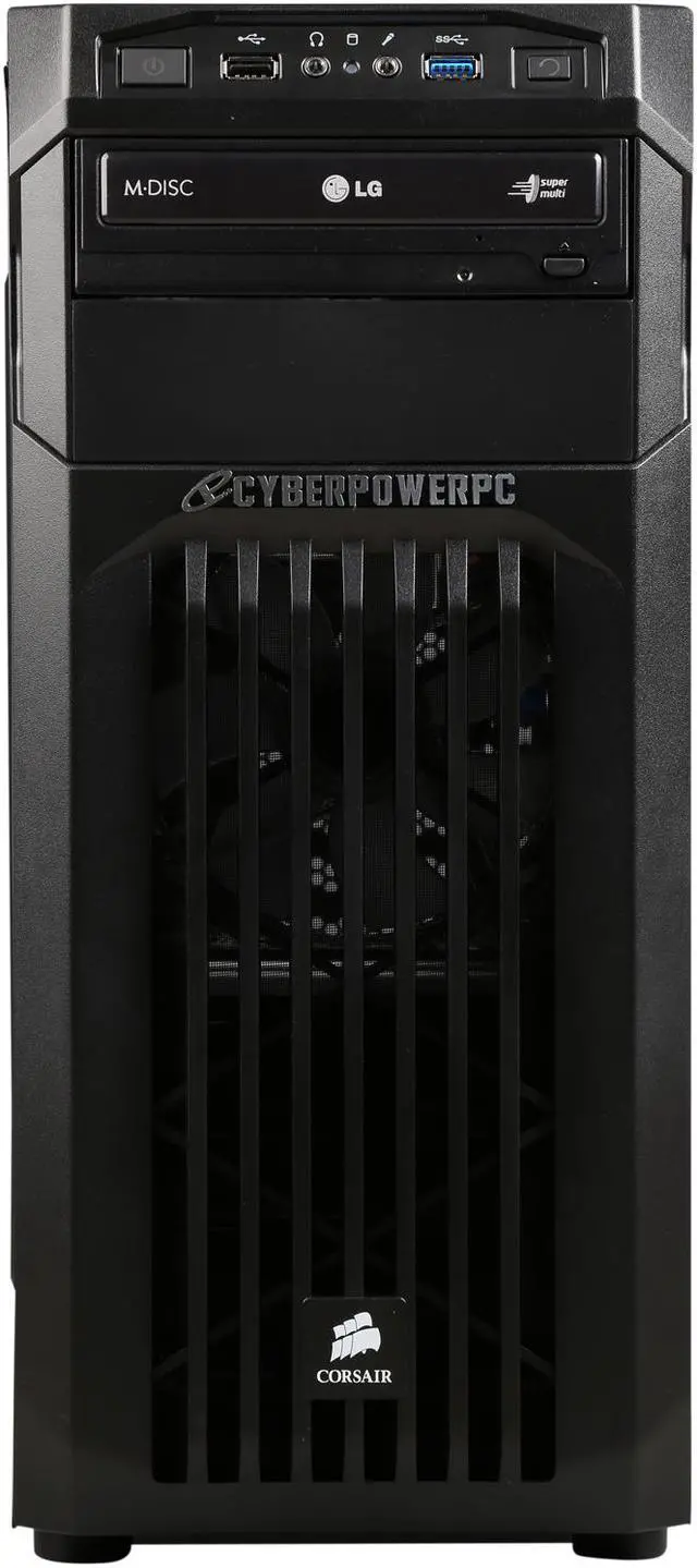 Alt view image 2 of 9 - CyberpowerPC Desktop Computer Gamer Ultra 2227 AMD FX-Series FX-4300 (3.80 GHz) 4 GB DDR3 1 TB HDD NVIDIA GeForce GT 730 2 GB Windows 10 Home 64-Bit
