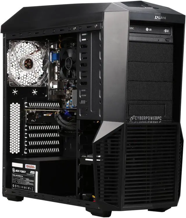 Alt view image 7 of 10 - CyberpowerPC Desktop Computer Gamer Ultra 2221 AMD FX-Series FX-6300 8GB DDR3 1TB HDD 120GB SSD AMD Radeon R9 380 4GB Windows 10 Home 64-bit