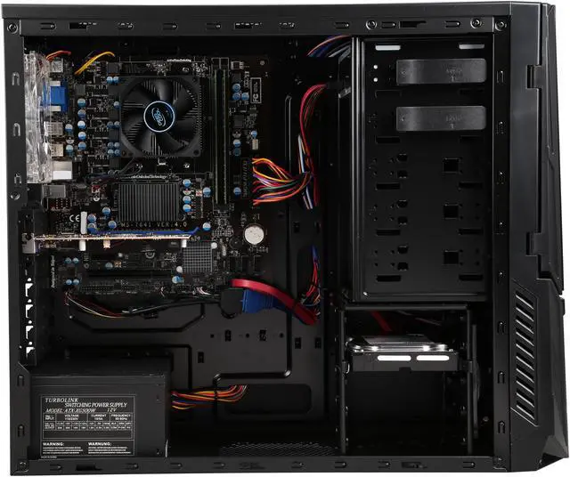 Alt view image 6 of 10 - CyberpowerPC Desktop Computer Gamer Ultra 2098-W10 AMD FX-Series FX-4300 8GB DDR3 500GB HDD AMD Radeon R7 240 2 GB Windows 10 Home 64-bit