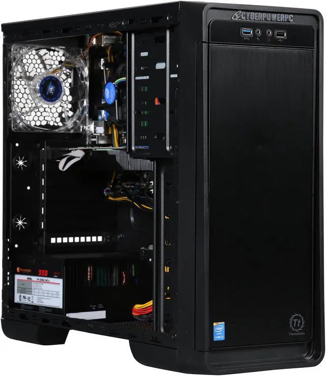 Alt view image 7 of 9 - CyberpowerPC Desktop Computer Gamer Xtreme H881 Intel Core i7 4790 (3.6GHz) 8GB DDR3 1TB HDD NVIDIA GeForce GTX 750 1GB Windows 10 Home 64-Bit