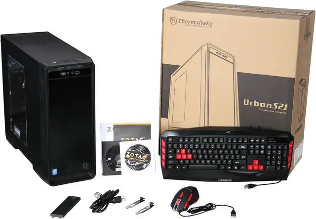 Alt view image 9 of 9 - CyberpowerPC Desktop Computer Gamer Xtreme H881 Intel Core i7 4790 (3.6GHz) 8GB DDR3 1TB HDD NVIDIA GeForce GTX 750 1GB Windows 10 Home 64-Bit