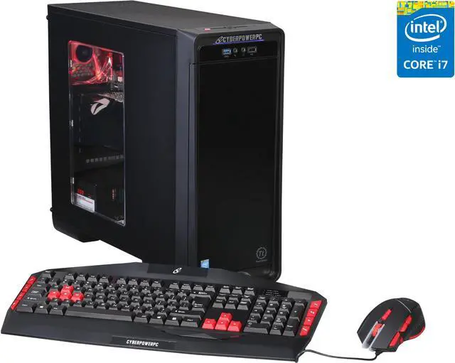 Main image of CyberpowerPC Desktop Computer Gamer Xtreme H881 Intel Core i7 4790 (3.6GHz) 8GB DDR3 1TB HDD NVIDIA GeForce GTX 750 1GB Windows 10 Home 64-Bit