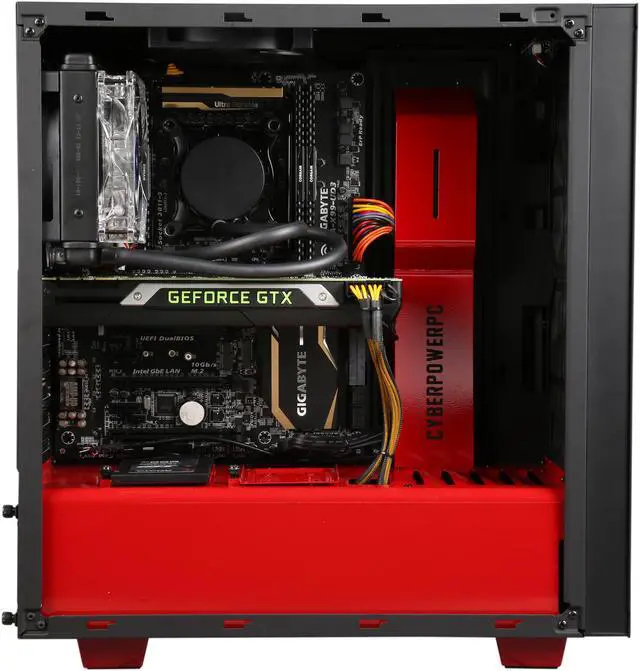 Alt view image 6 of 9 - CyberpowerPC Desktop Computer Reaper 286LQ Intel Core i7 5930K (3.50GHz) 16GB DDR4 2TB HDD NVIDIA GeForce GTX Titan X 12GB 250GB SSD Windows 10 Home 64-Bit