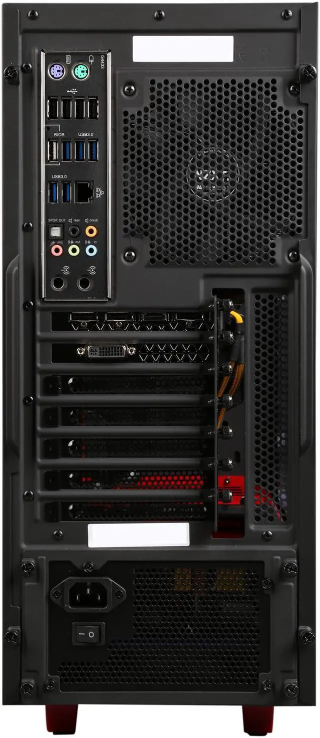 Alt view image 8 of 9 - CyberpowerPC Desktop Computer Reaper 286LQ Intel Core i7 5930K (3.50GHz) 16GB DDR4 2TB HDD NVIDIA GeForce GTX Titan X 12GB 250GB SSD Windows 10 Home 64-Bit
