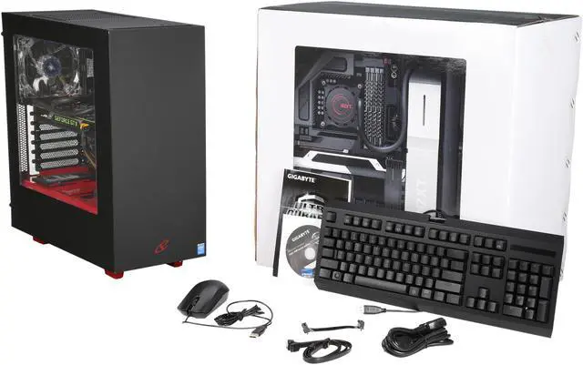 Alt view image 9 of 9 - CyberpowerPC Desktop Computer Reaper 286LQ Intel Core i7 5930K (3.50GHz) 16GB DDR4 2TB HDD NVIDIA GeForce GTX Titan X 12GB 250GB SSD Windows 10 Home 64-Bit